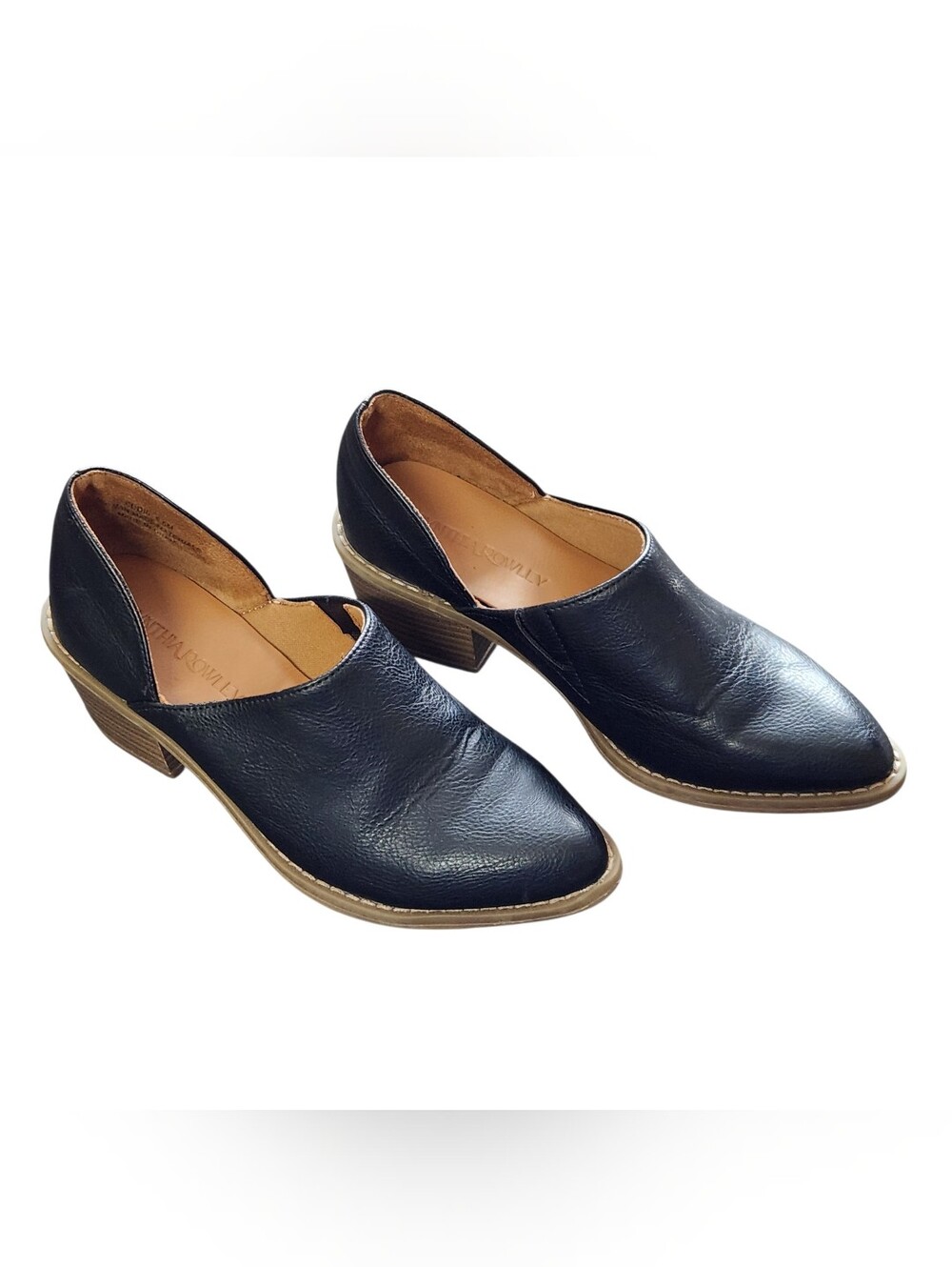 Cynthia Rowley Black Eddie Low Block-Heel
